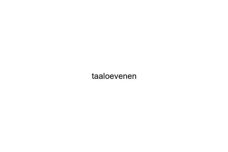 taaloevenen