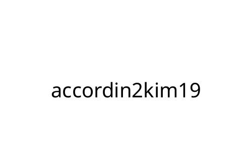 accordin2kim19