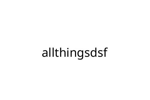 allthingsdsf