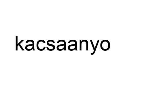 kacsaanyo