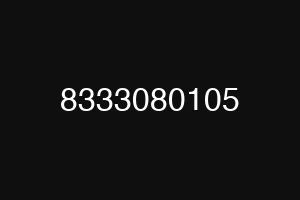 8333080105