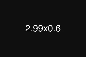 2.99x0.6
