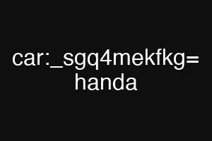car:_sgq4mekfkg= handa